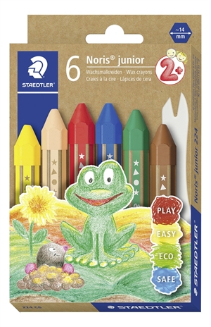 Staedtler Noris Junior Viaszkréták, 6 db